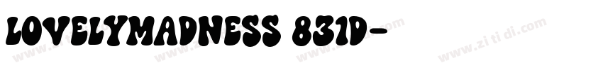 LovelyMadness 831D字体转换